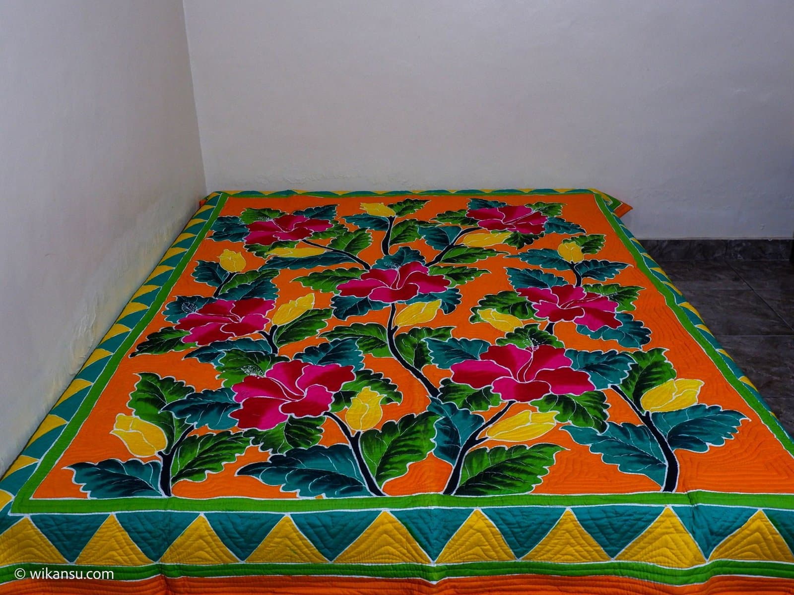 Orange Hibiscus Flowers