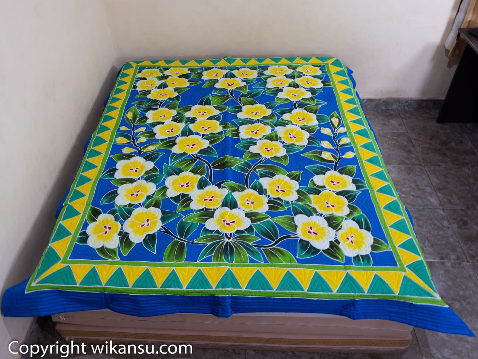 Blue Bali Frangipani Flowers