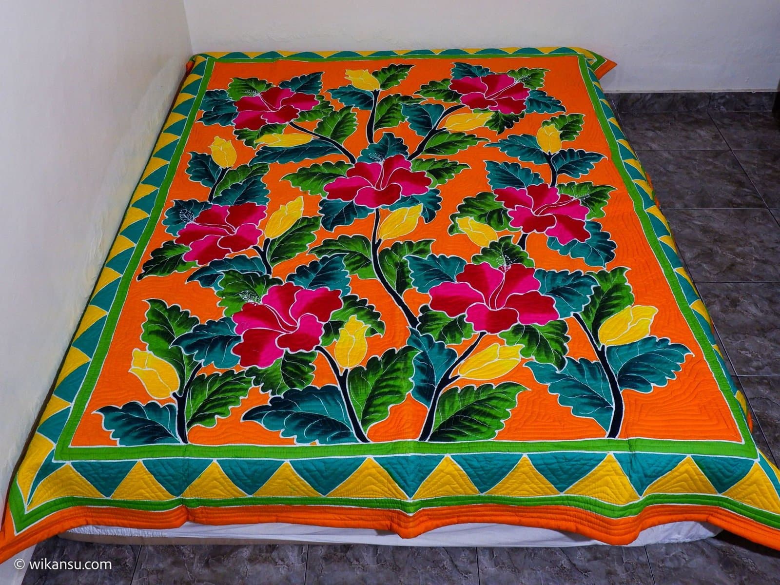 Orange Hibiscus Flowers