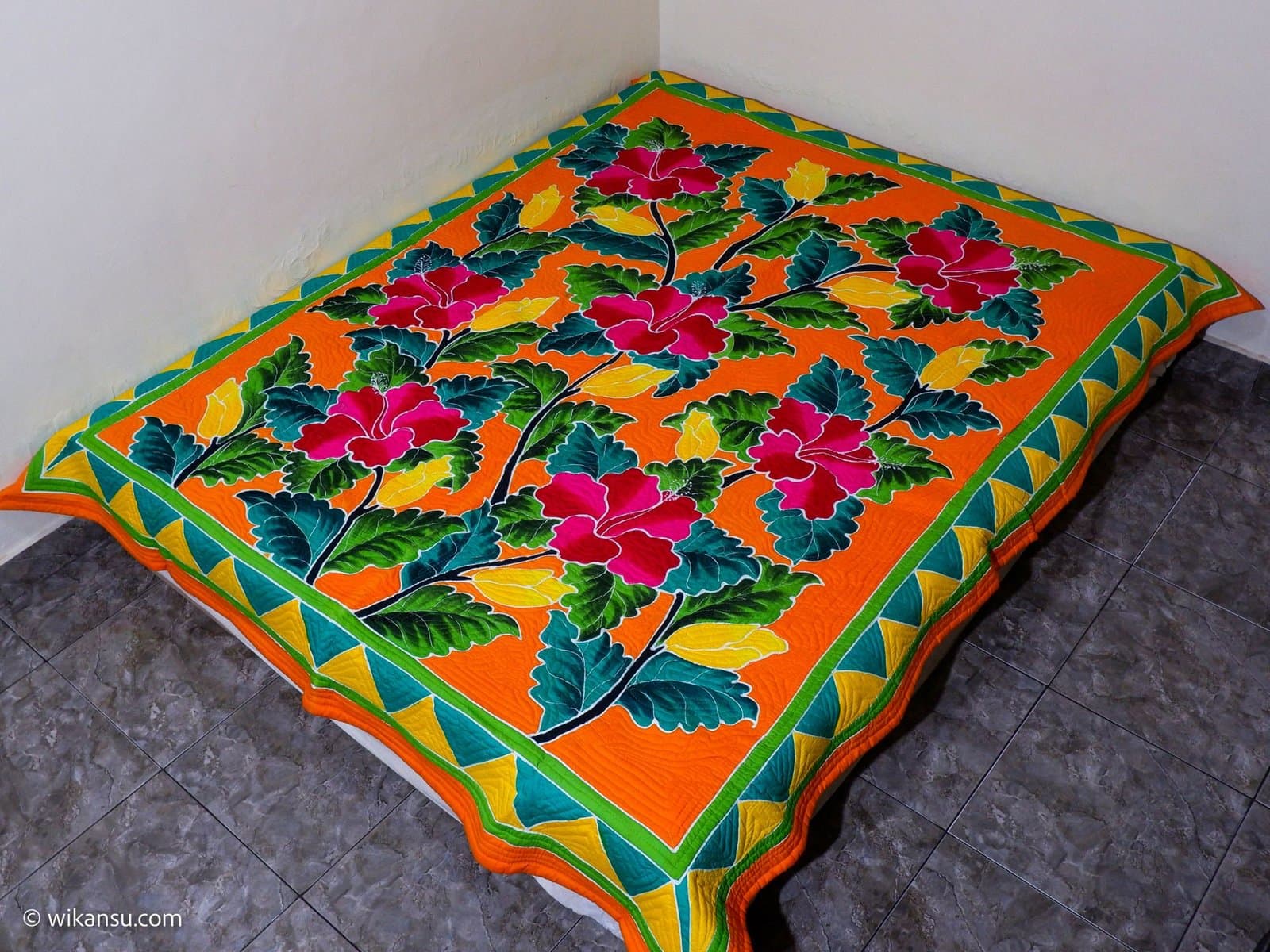 Orange Hibiscus Flowers